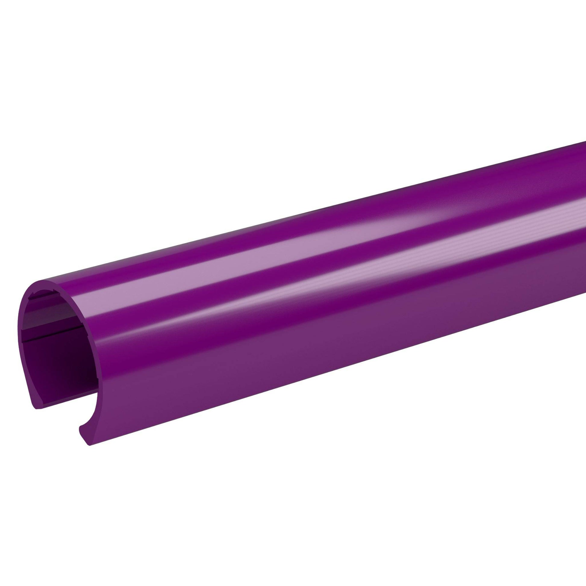 1-1/4 in. x 40 in. PipeClamp PVC Material Clamp, Furniture Grade - Purple PipeClamp - FORMUFIT