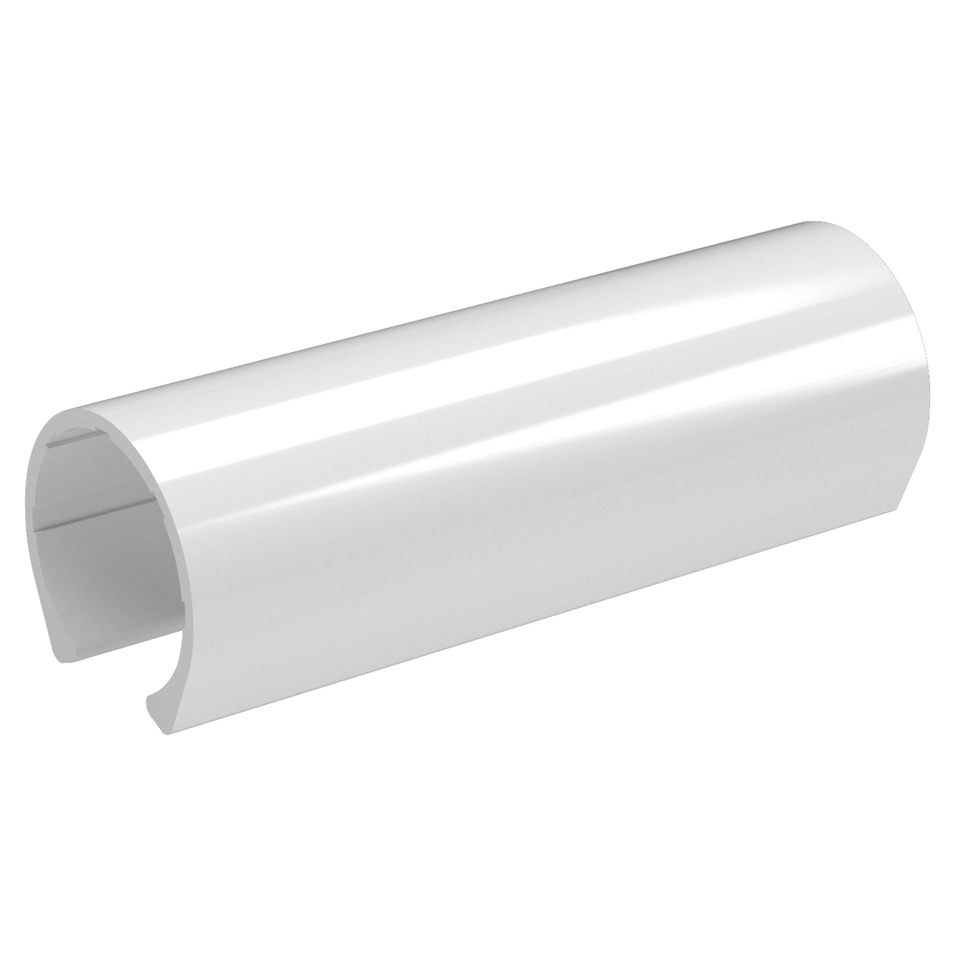 1-1/4 in. x 4 in. PipeClamp PVC Material Clamp, Furniture Grade - White Default Title PipeClamp - FORMUFIT
