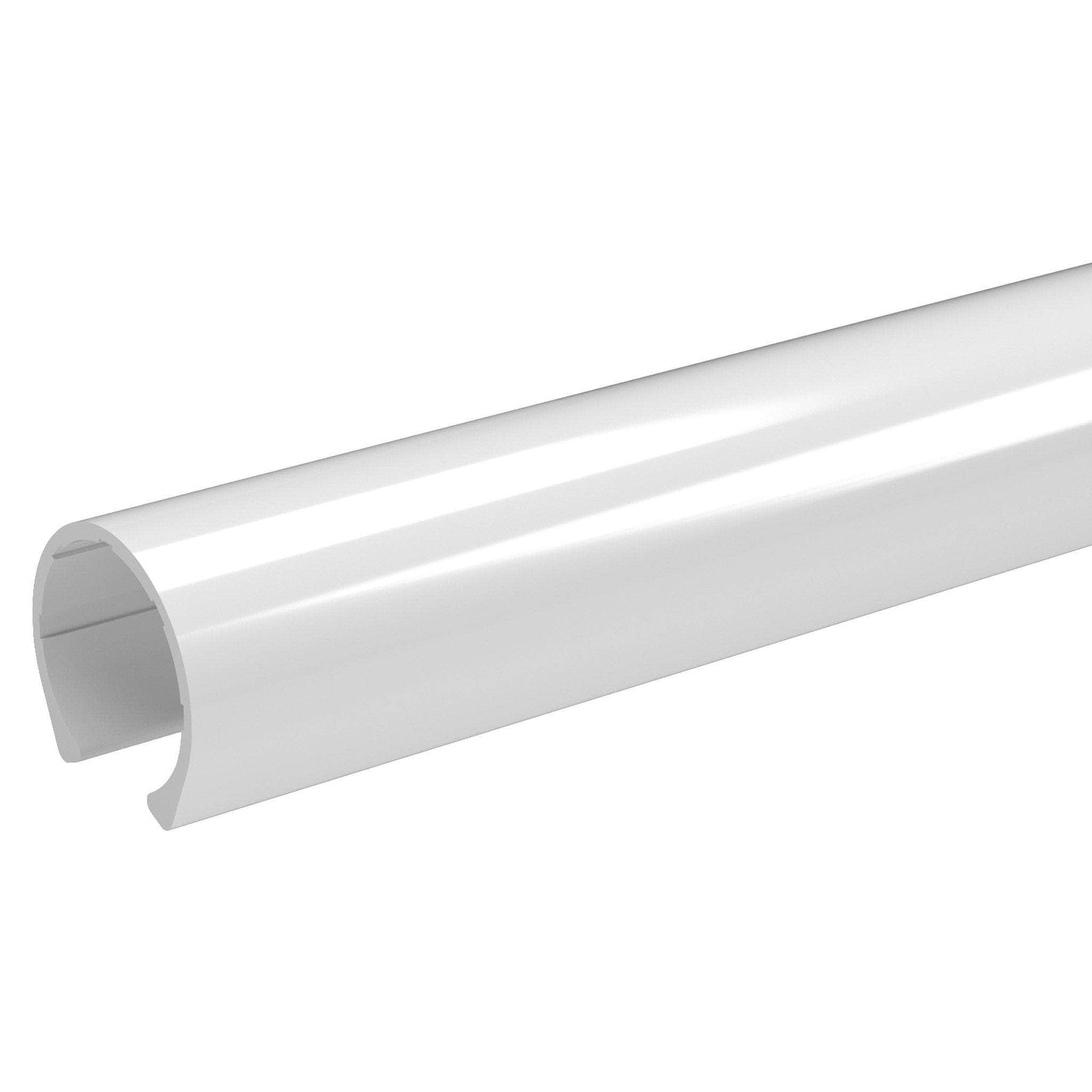 1 in. x 40 in. PipeClamp PVC Material Clamp, Furniture Grade - White Default Title PipeClamp - FORMUFIT