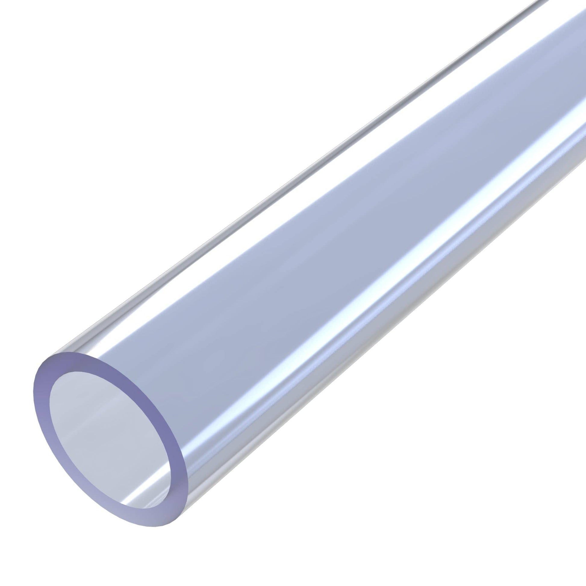 1-1/4 in. Sch 40 Furniture Grade PVC Pipe - Clear - FORMUFIT