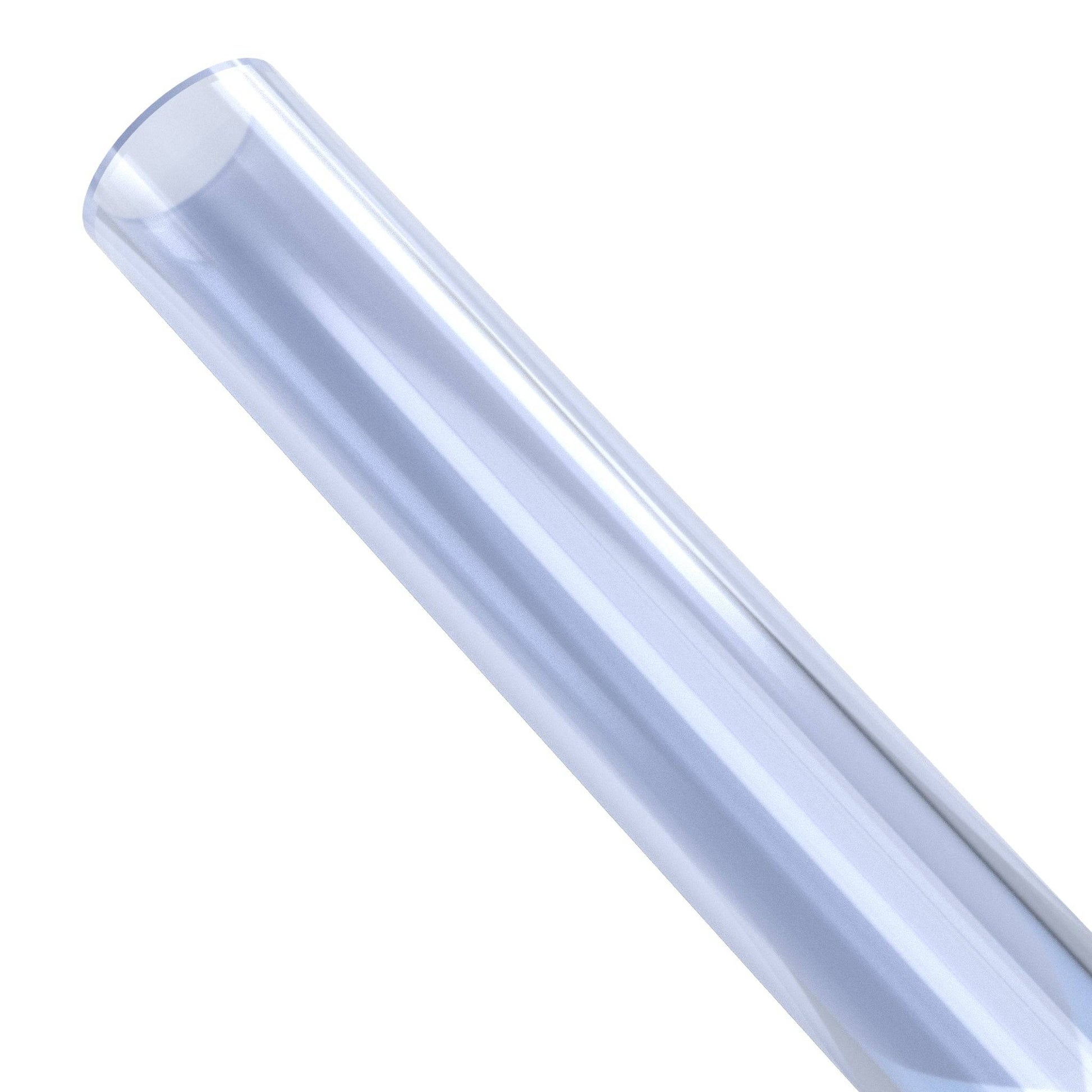 1/2 in. PVC Pipe - Sch 40, Furniture Grade - Clear PVC Pipe - FORMUFIT