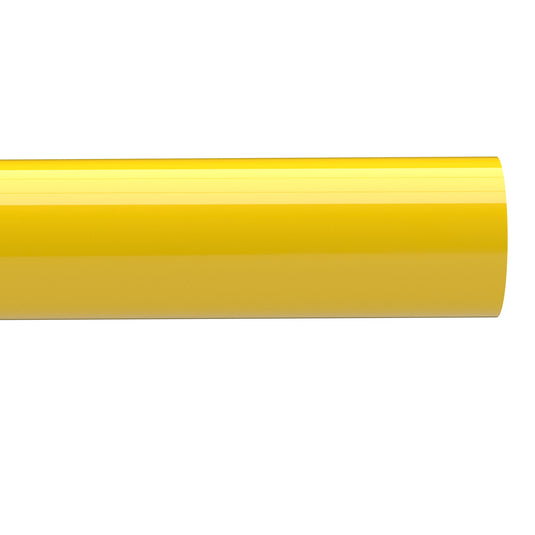 1/2 in. Sch 40 Furniture Grade PVC Pipe - Yellow - FORMUFIT