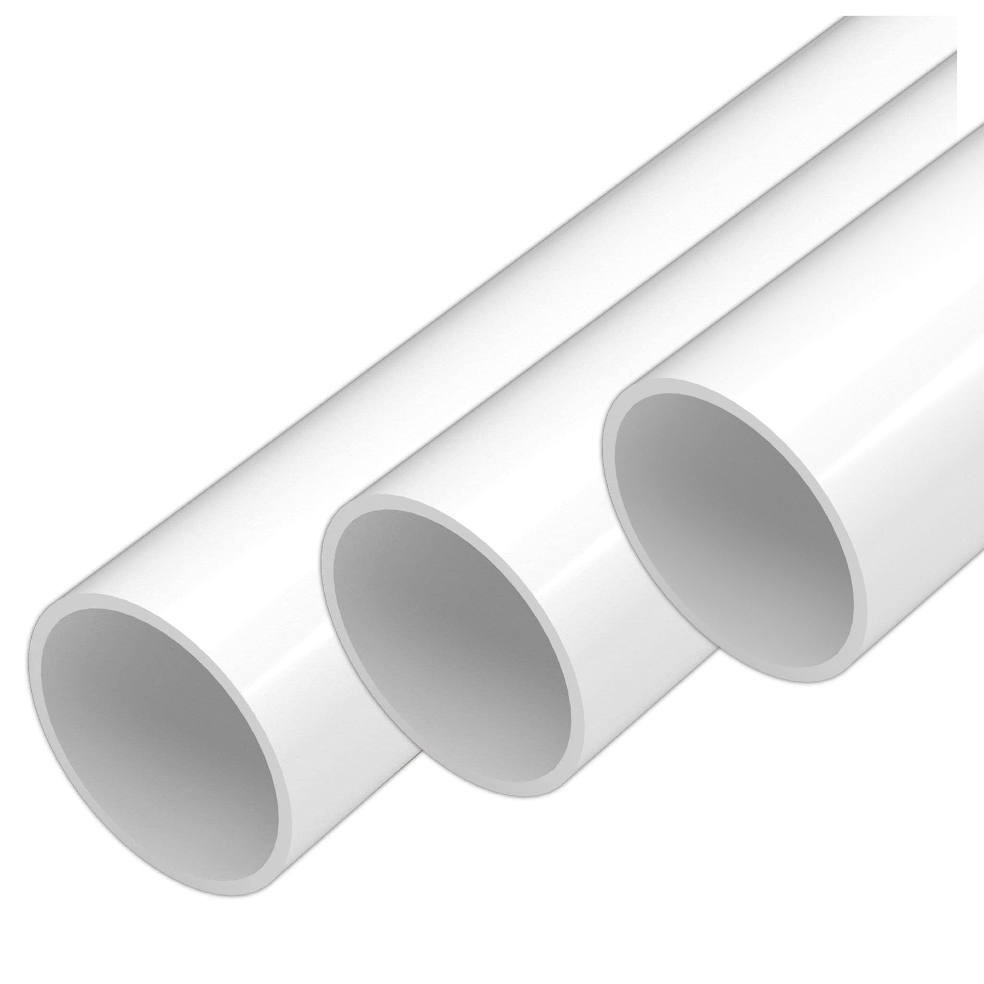 1 in. Thinwall Furniture Grade PVC Pipe - White 40" 3-Pack 📦 PVC Pipe - FORMUFIT