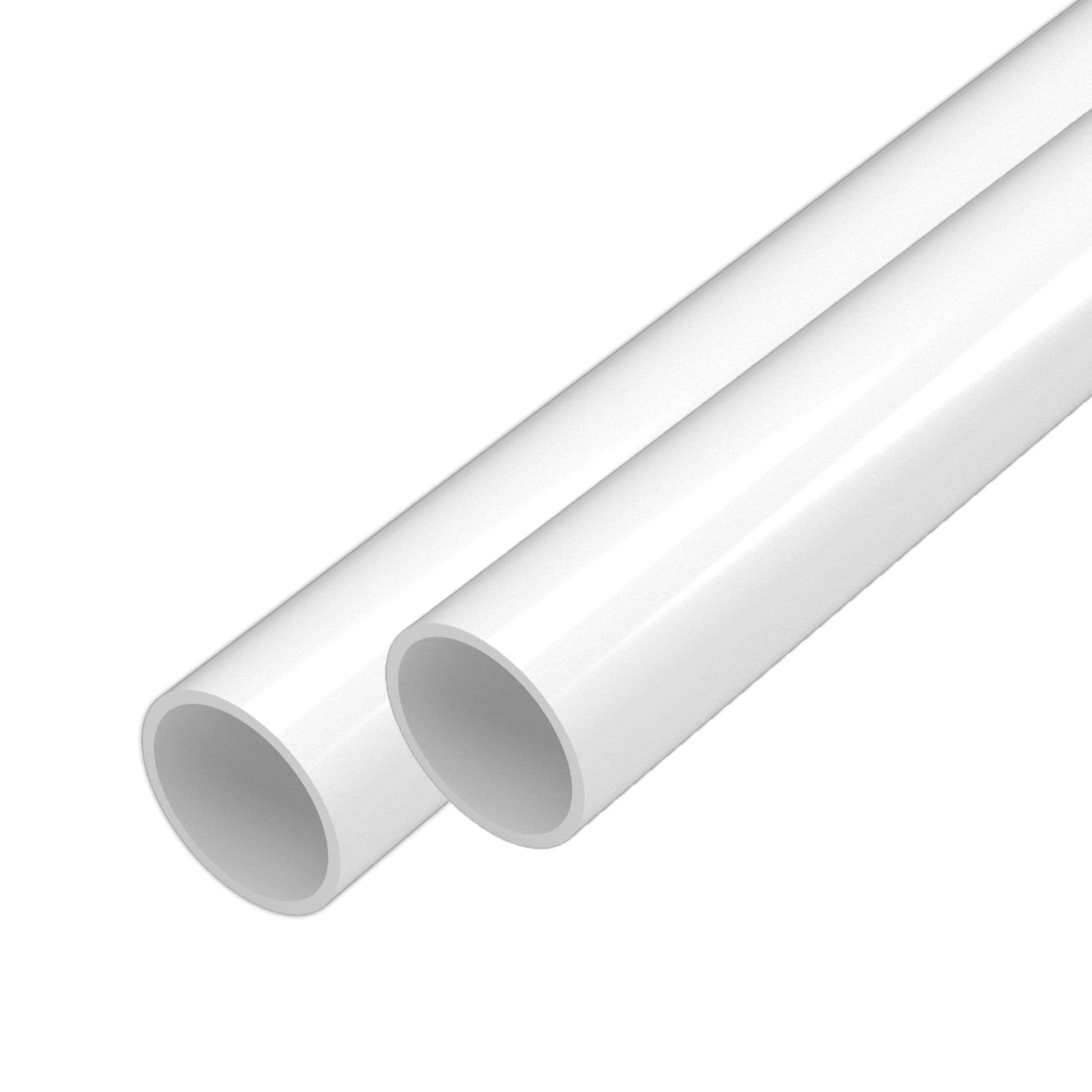 3/4 in. Thinwall Furniture Grade PVC Pipe - White 60" 2-Pack PVC Pipe - FORMUFIT