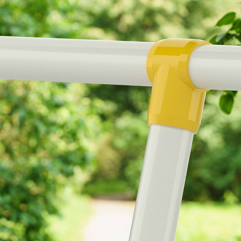 Load image into Gallery viewer, 1-1/2 in. Slip Sling Furniture Grade PVC Tee - Yellow - FORMUFIT