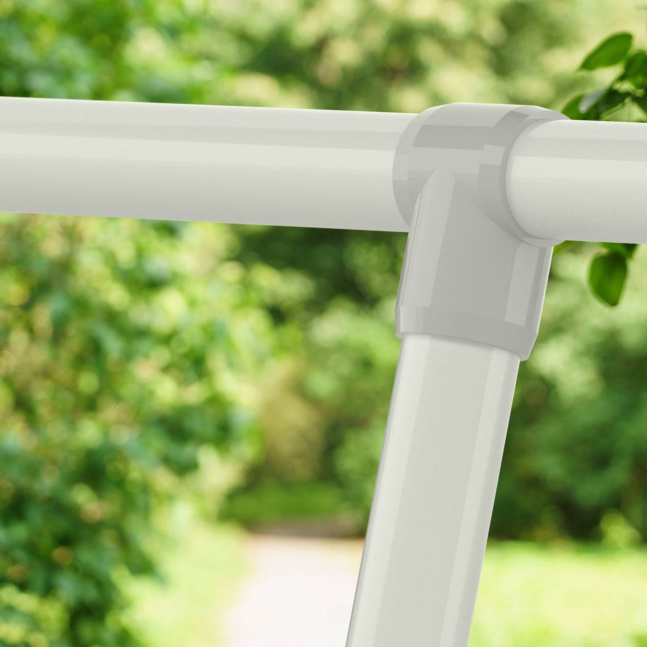 1/2 in. Slip Sling PVC Tee, Furniture Grade - Gray Slip Tee - FORMUFIT