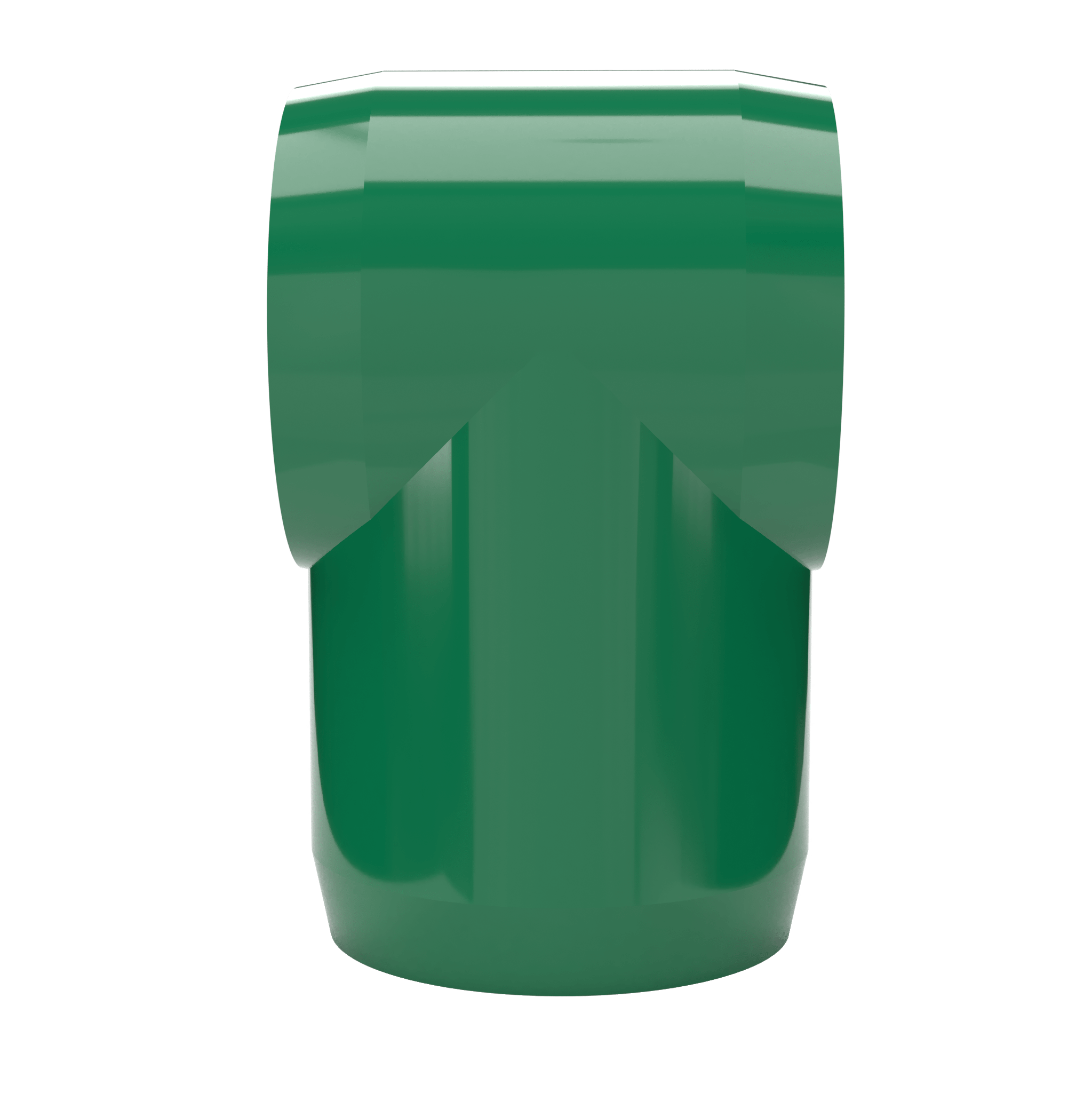 1 in. Slip Sling PVC Tee, Furniture Grade - Green Slip Tee - FORMUFIT