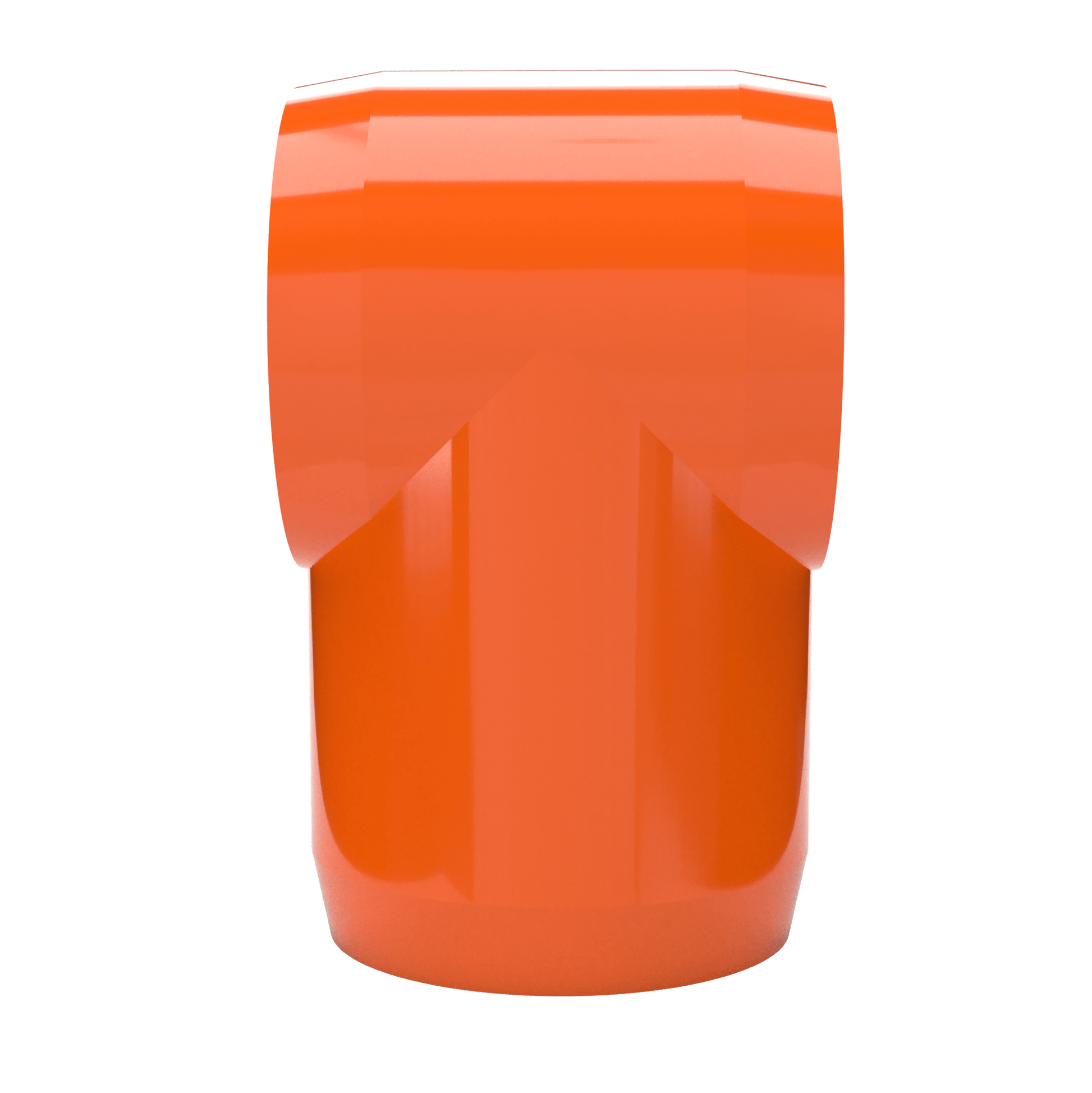 1 in. Slip Sling Furniture Grade PVC Tee - Orange - FORMUFIT