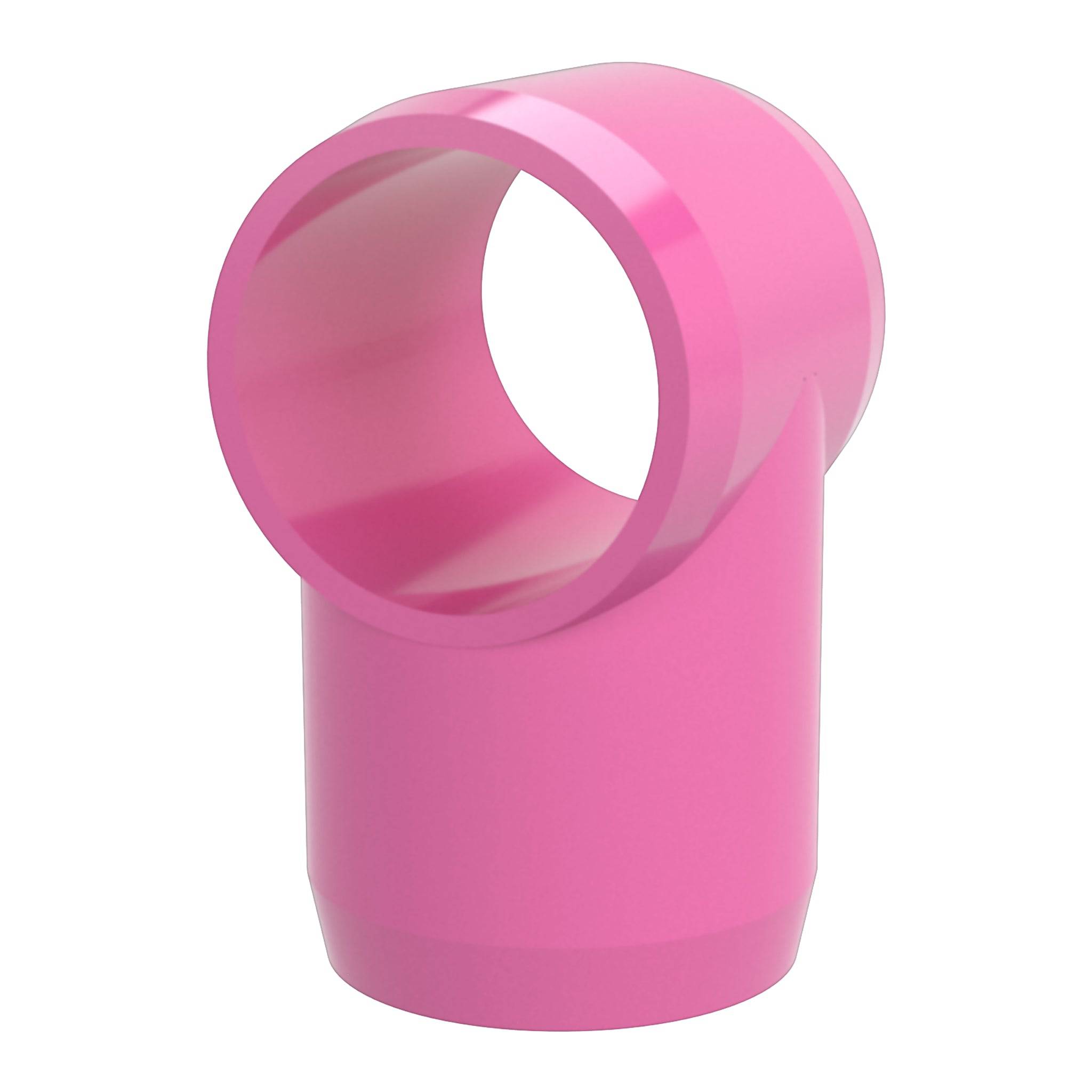 1 in. Slip Sling PVC Tee, Furniture Grade - Pink Slip Tee - FORMUFIT