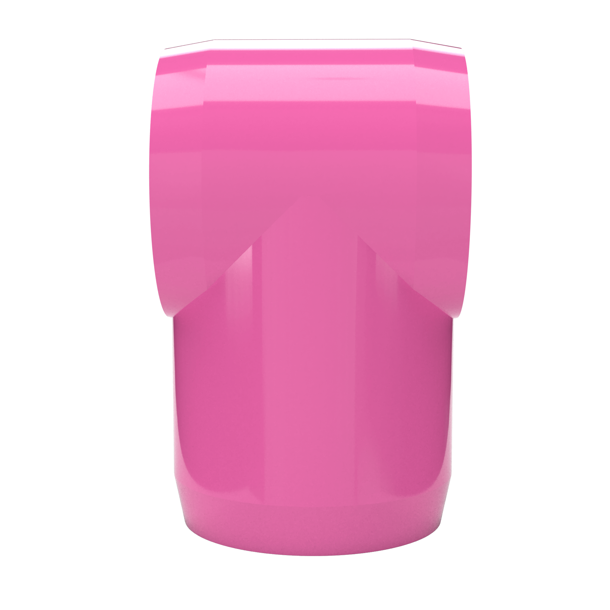 1 in. Slip Sling PVC Tee, Furniture Grade - Pink Slip Tee - FORMUFIT