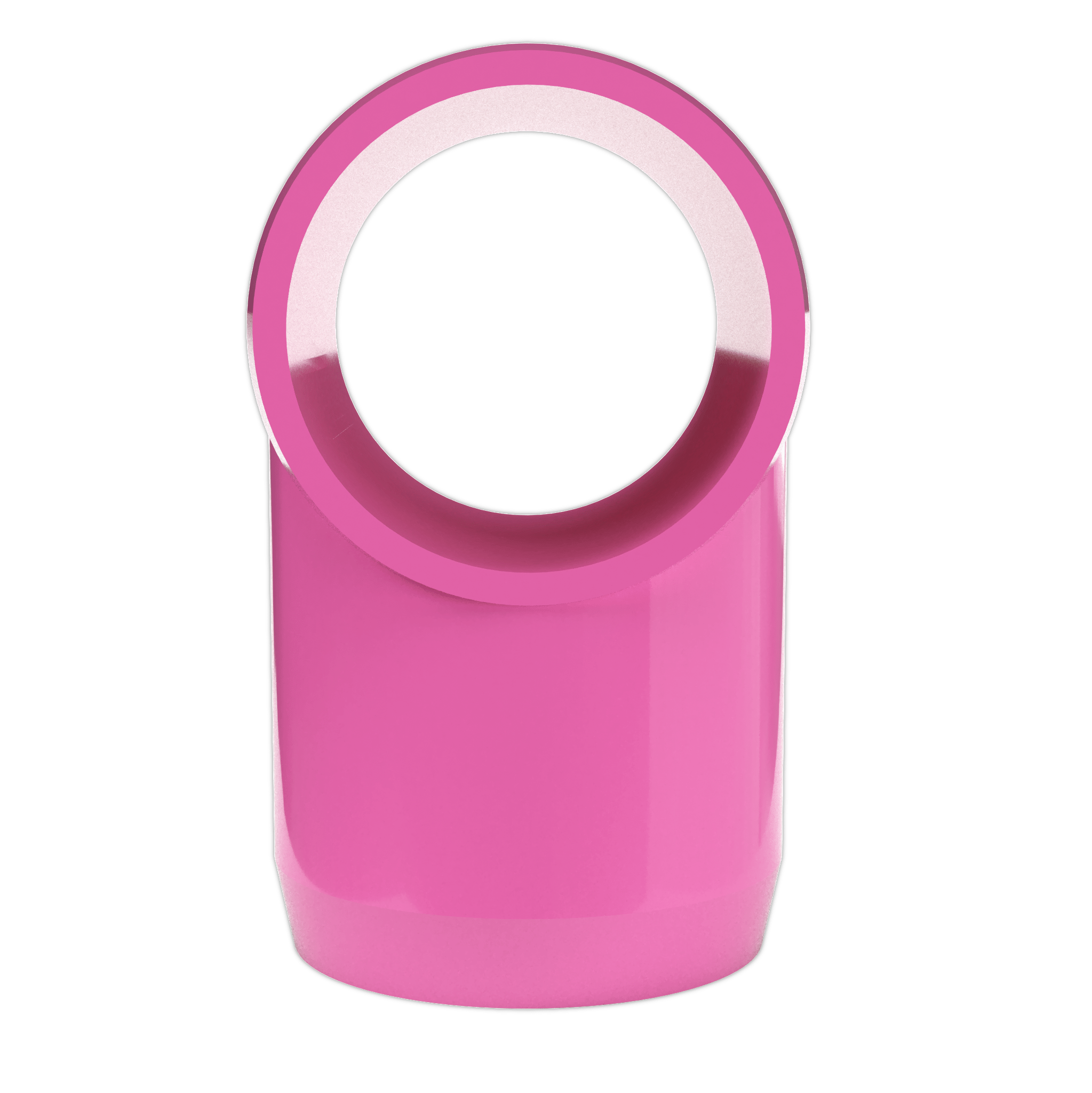 1 in. Slip Sling PVC Tee, Furniture Grade - Pink Slip Tee - FORMUFIT