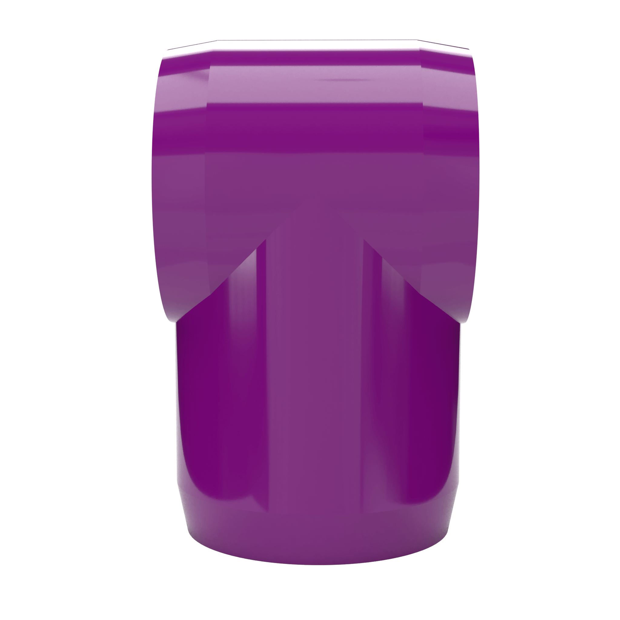 1 in. Slip Sling PVC Tee, Furniture Grade - Purple Slip Tee - FORMUFIT