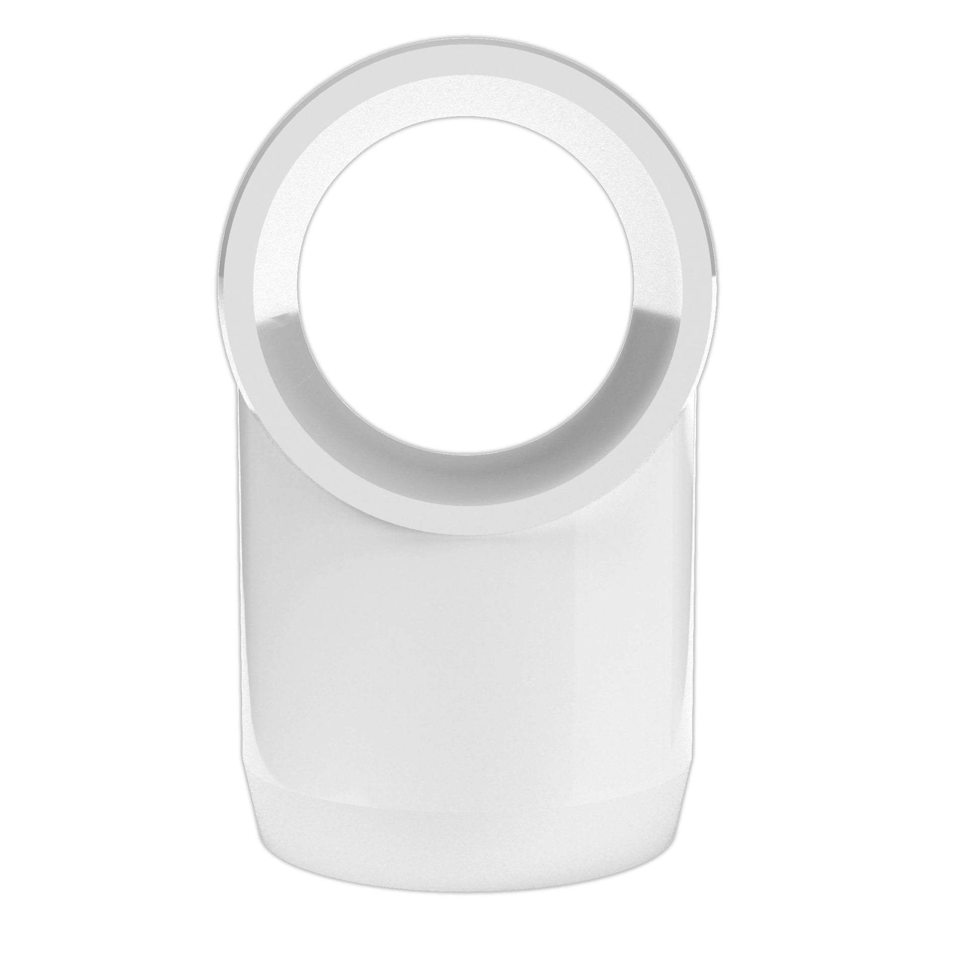 3/4 in. Slip Sling PVC Tee, Furniture Grade - White Slip Tee - FORMUFIT