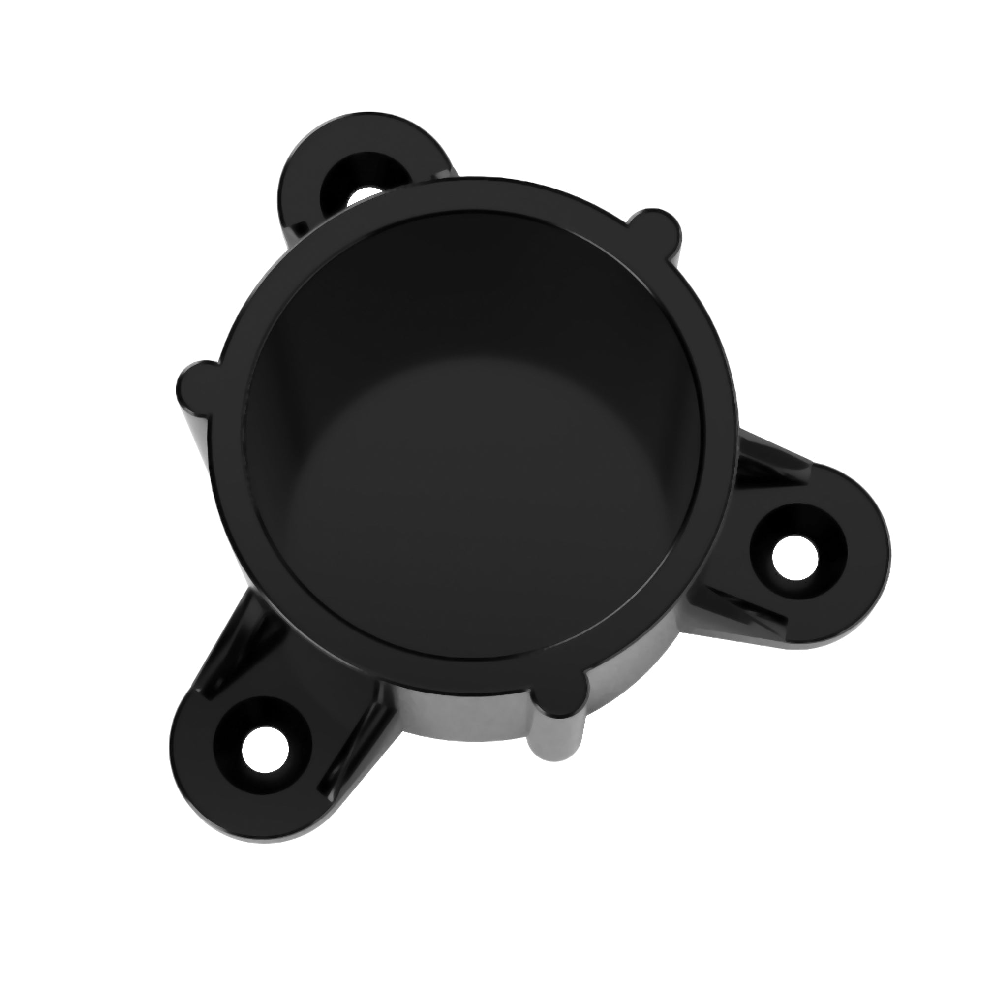 1-1/2 in. PVC Table Cap, Furniture Grade - Black Table Cap - FORMUFIT