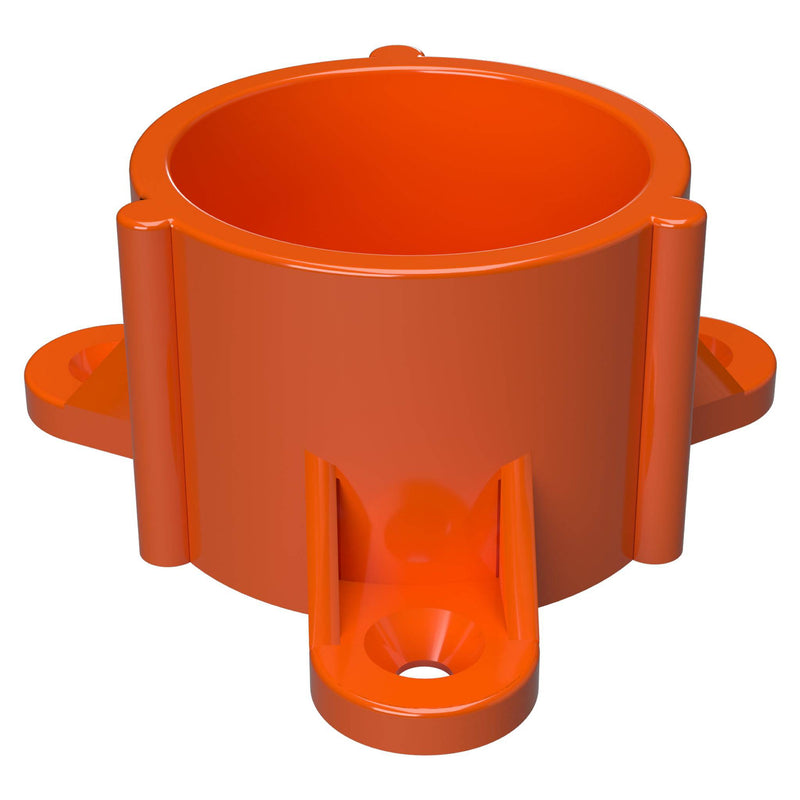 Load image into Gallery viewer, 1-1/2 in. Table Screw Furniture Grade PVC Cap - Orange - FORMUFIT

