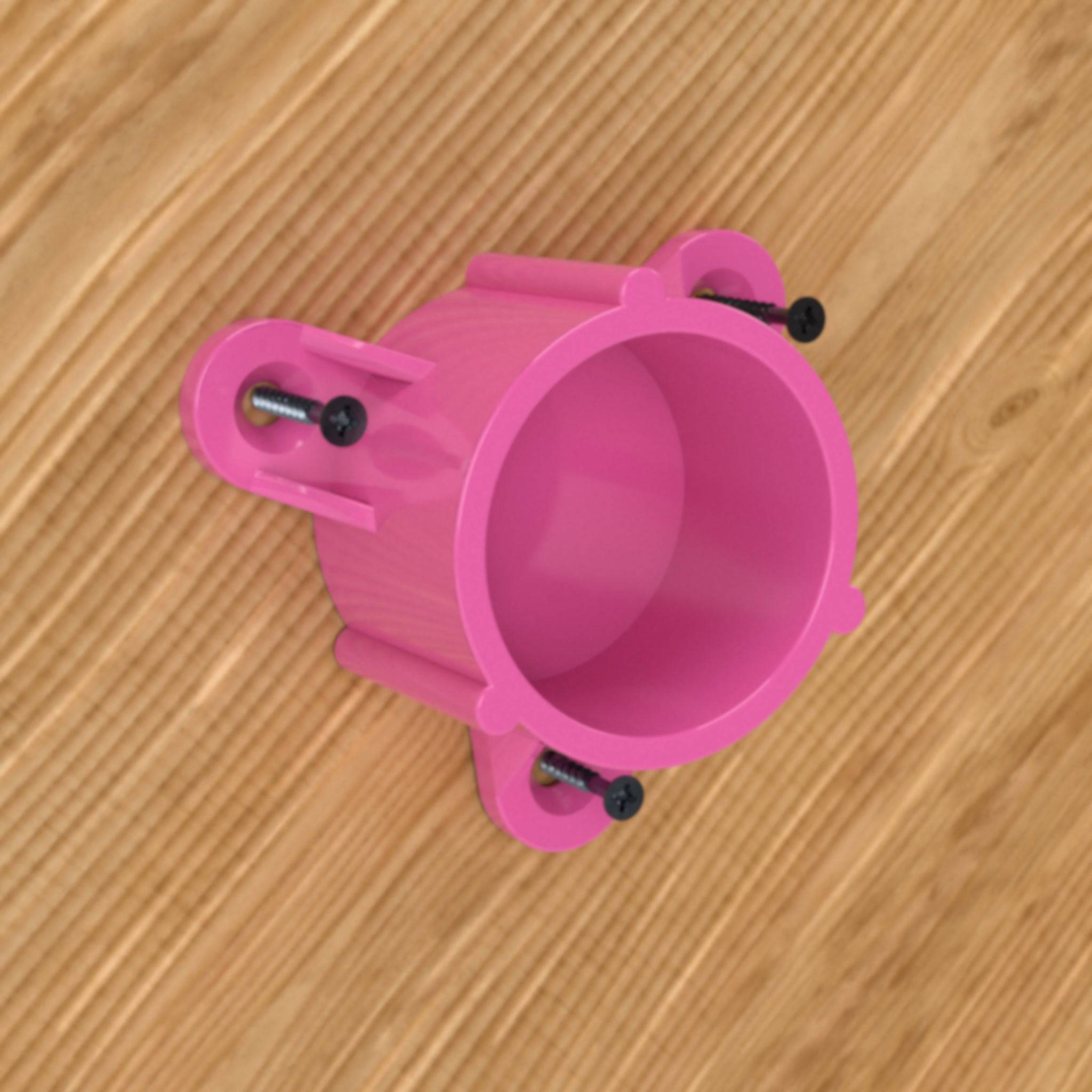 1-1/2 in. PVC Table Cap, Furniture Grade - Pink Table Cap - FORMUFIT