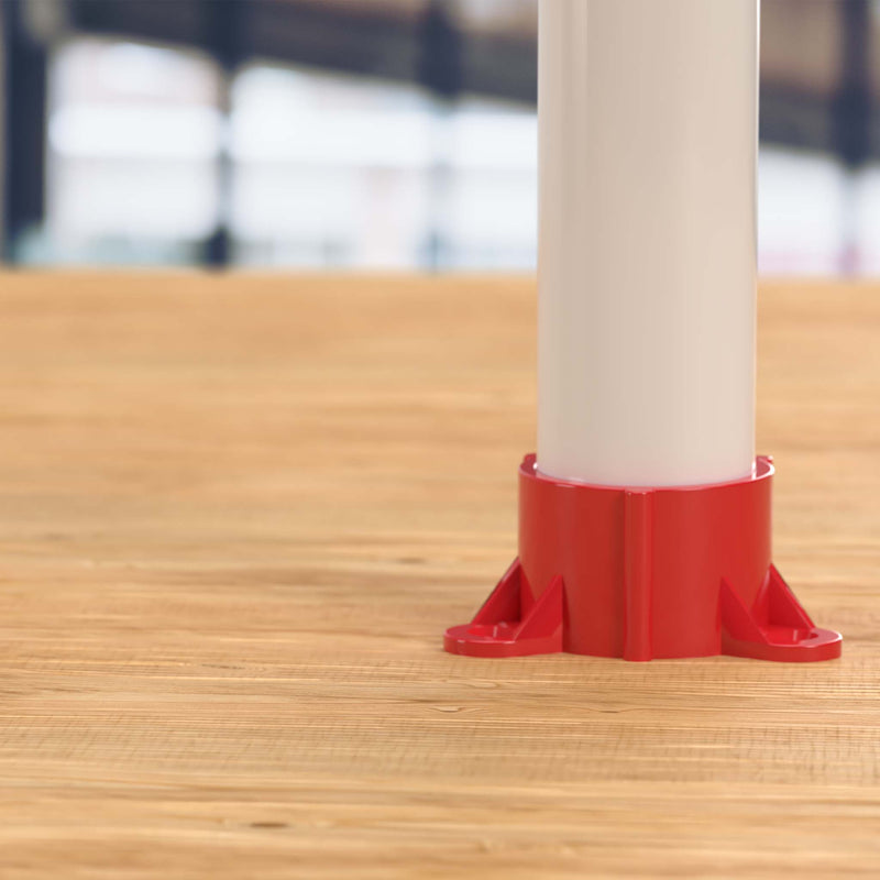 Load image into Gallery viewer, 1-1/2 in. Table Screw Furniture Grade PVC Cap - Red - FORMUFIT

