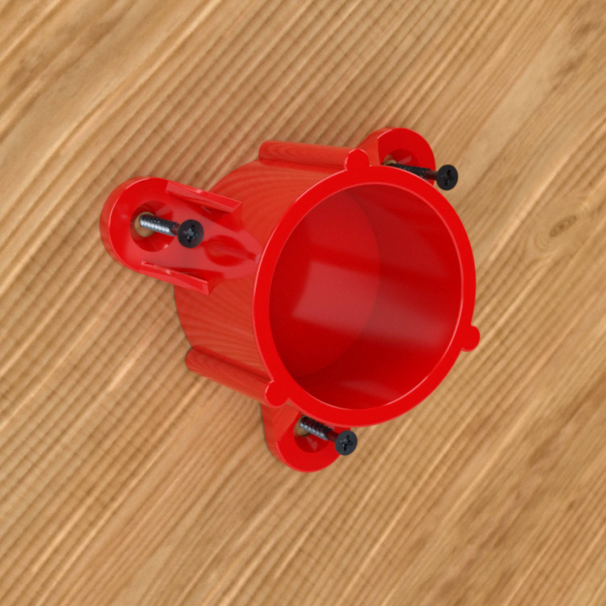 1-1/2 in. PVC Table Cap, Furniture Grade - Red Table Cap - FORMUFIT