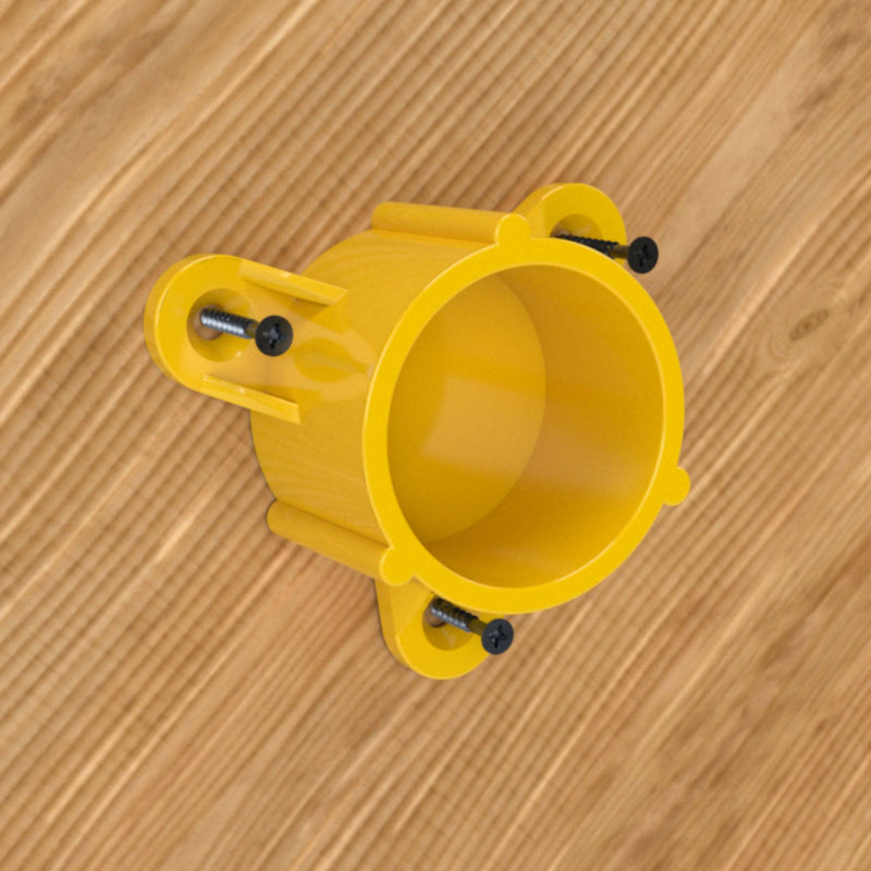 Load image into Gallery viewer, 1-1/2 in. Table Screw Furniture Grade PVC Cap - Yellow - FORMUFIT

