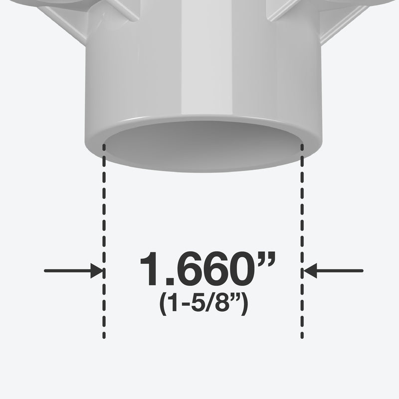 Load image into Gallery viewer, 1-1/4 in. Table Screw Furniture Grade PVC Cap - Gray - FORMUFIT

