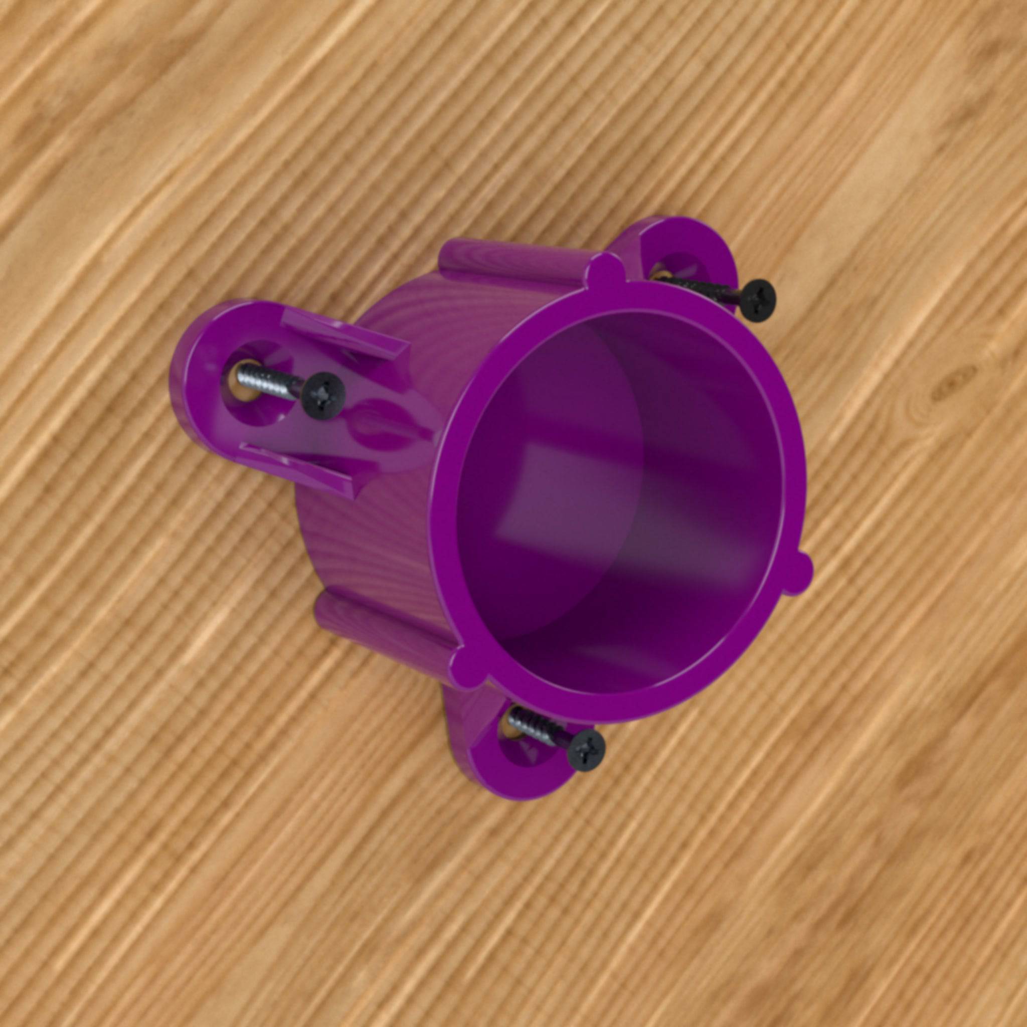 1-1/4 in. PVC Table Cap, Furniture Grade - Purple Table Cap - FORMUFIT