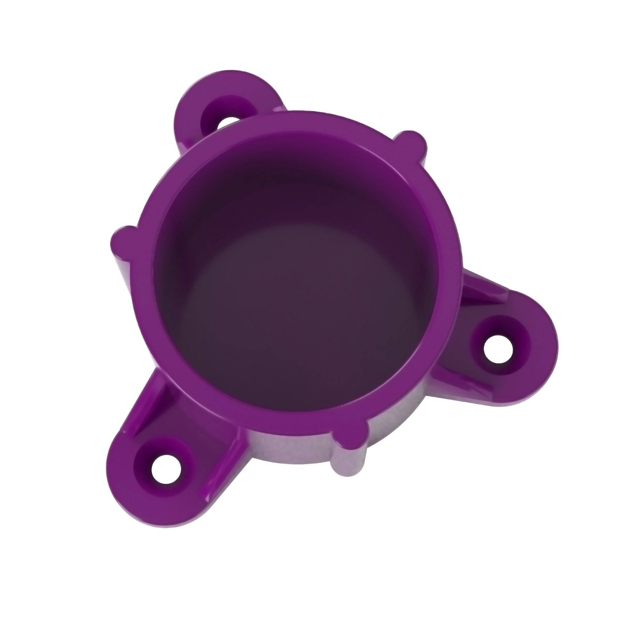 1-1/4 in. PVC Table Cap, Furniture Grade - Purple Table Cap - FORMUFIT