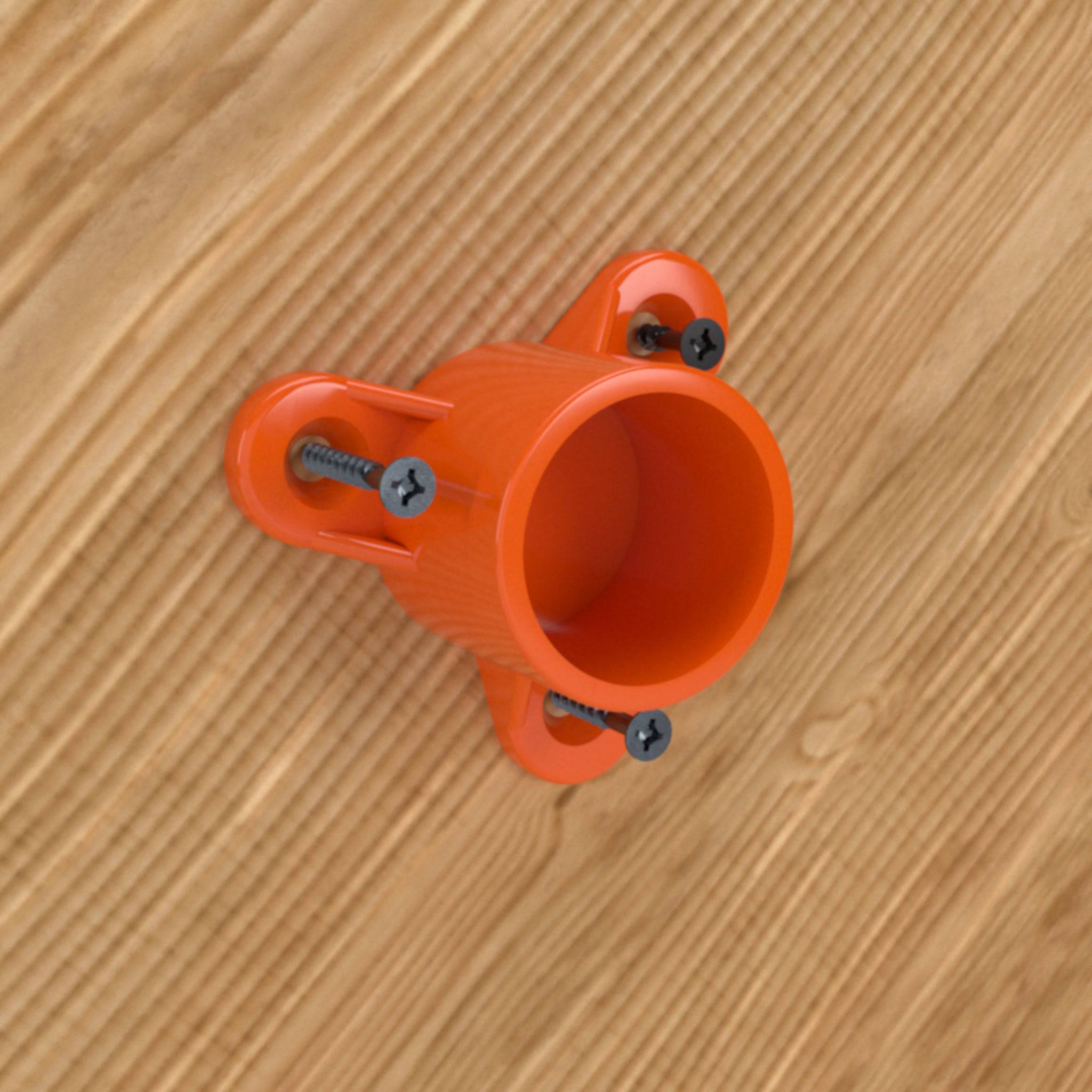 1 in. PVC Table Cap, Furniture Grade - Orange Table Cap - FORMUFIT