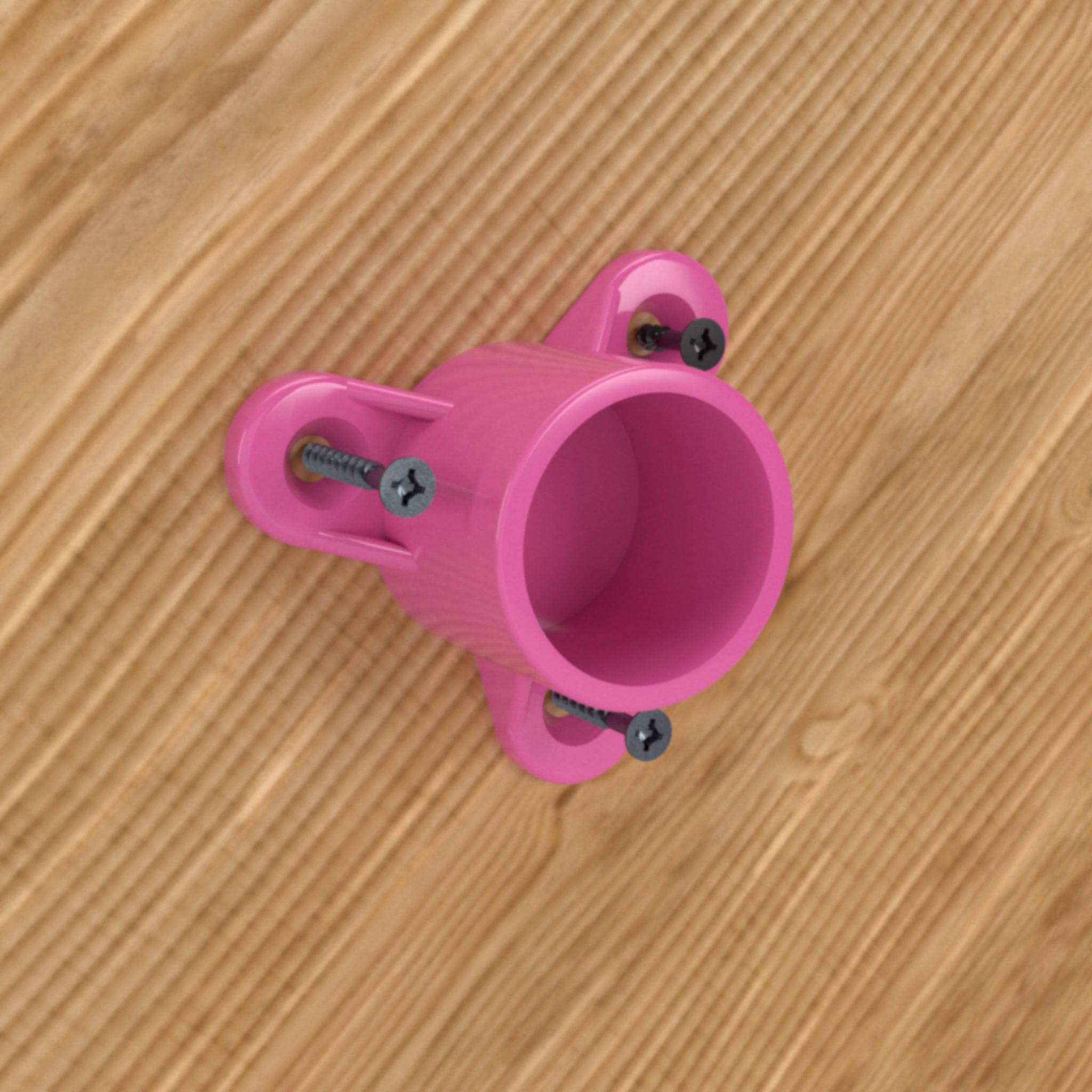 1 in. PVC Table Cap, Furniture Grade - Pink Table Cap - FORMUFIT
