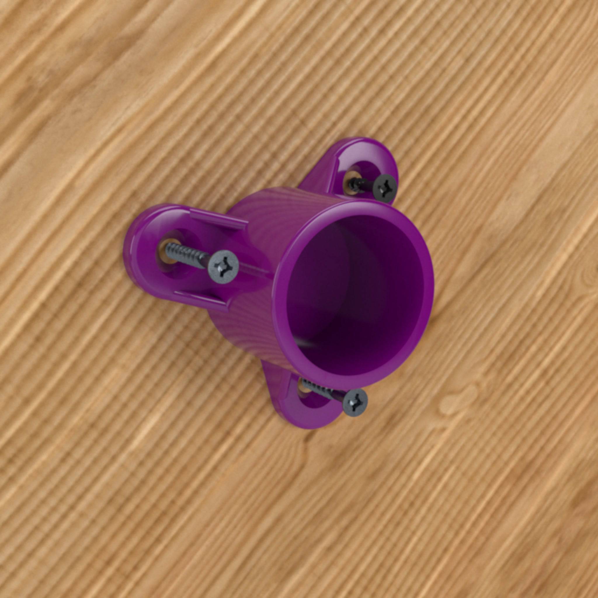 1 in. PVC Table Cap, Furniture Grade - Purple Table Cap - FORMUFIT