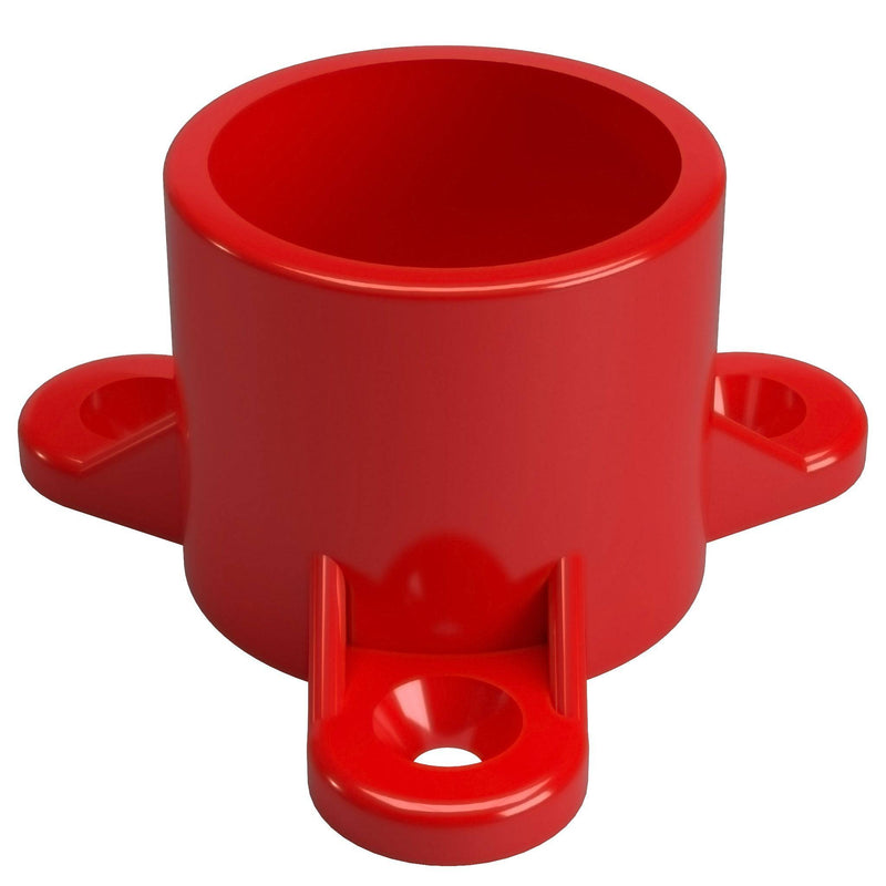 Load image into Gallery viewer, 3/4 in. Table Screw Furniture Grade PVC Cap - Red - FORMUFIT

