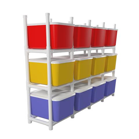 Modular Bin Storage - Shelf Bin Organizer - Plastic Bin Storage