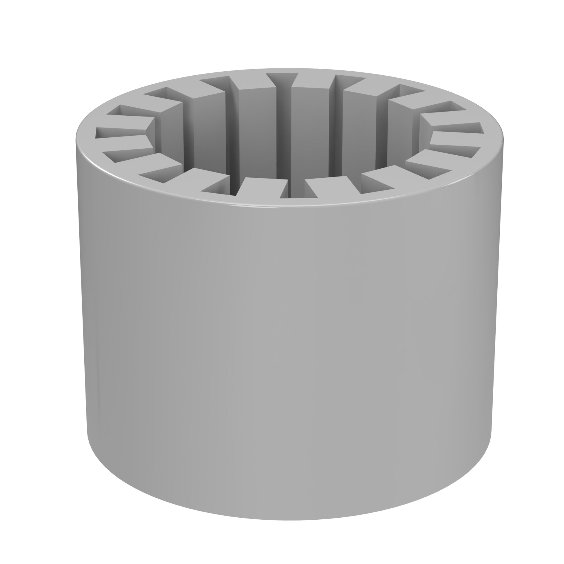 3/4" to 1-1/4" PVC Fitting Reducer, Furniture Grade - Gray Size Adapter - FORMUFIT