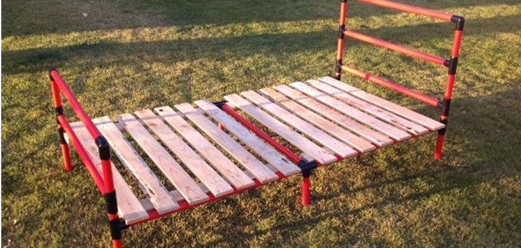 Affordable PVC Pipe Slat Bed