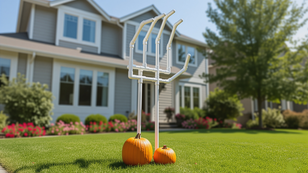 Build a Giant PVC Skeleton Hand for Halloween
