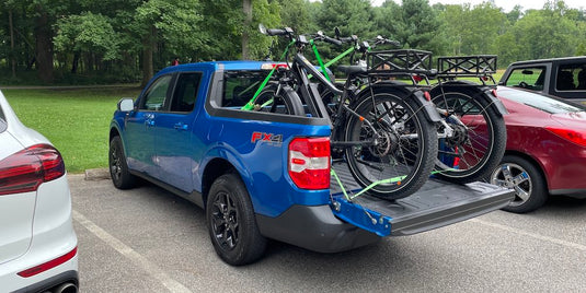 Building a PVC Truck Bed Rack for e-Bikes
