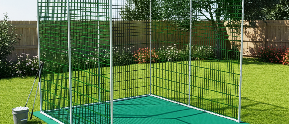 Pvc Golfnet PVC Golf Cage for Backyard Practice | FORMUFIT