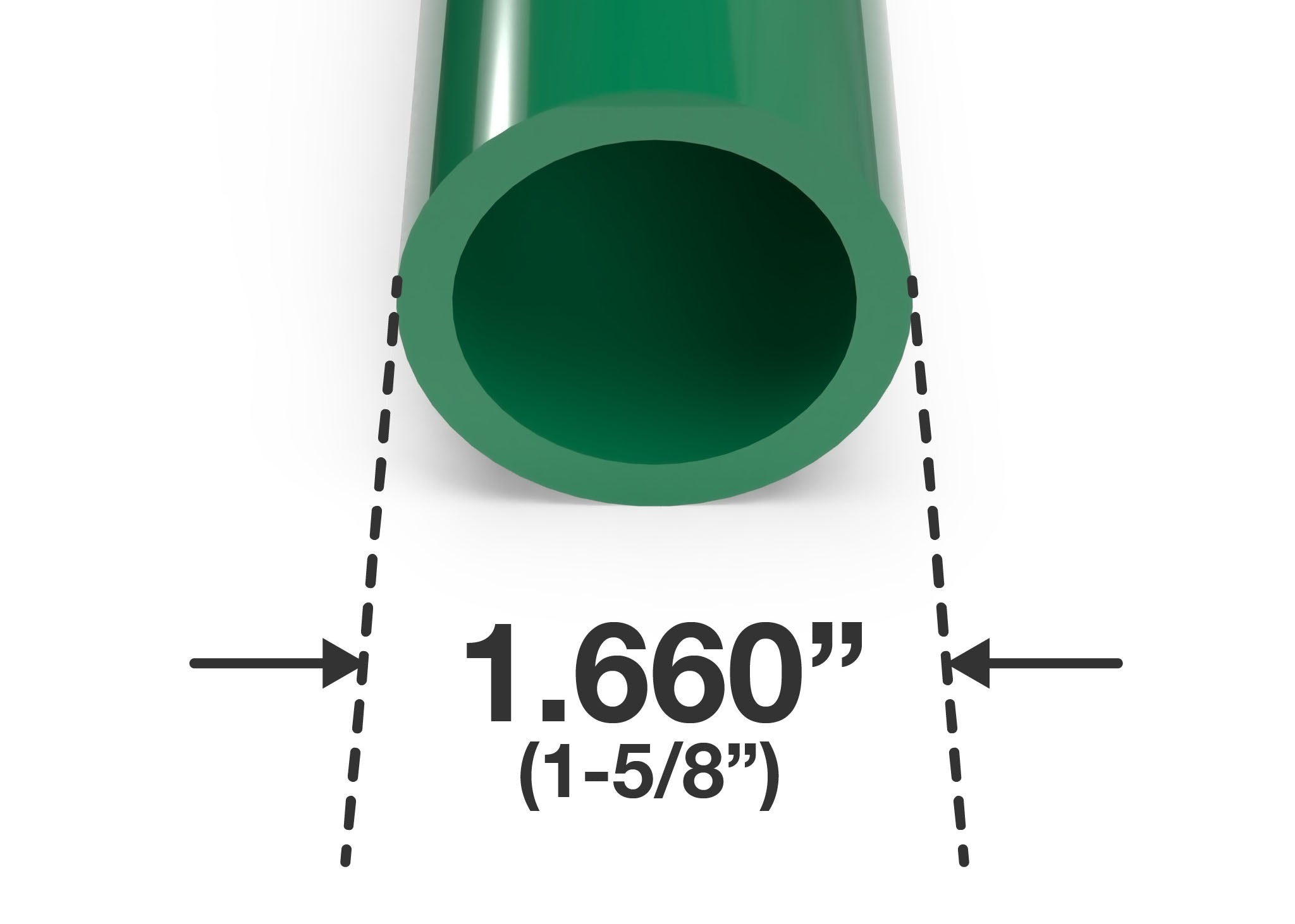 1-1/4 Inch Size Furniture Grade PVC Pipe - FORMUFIT