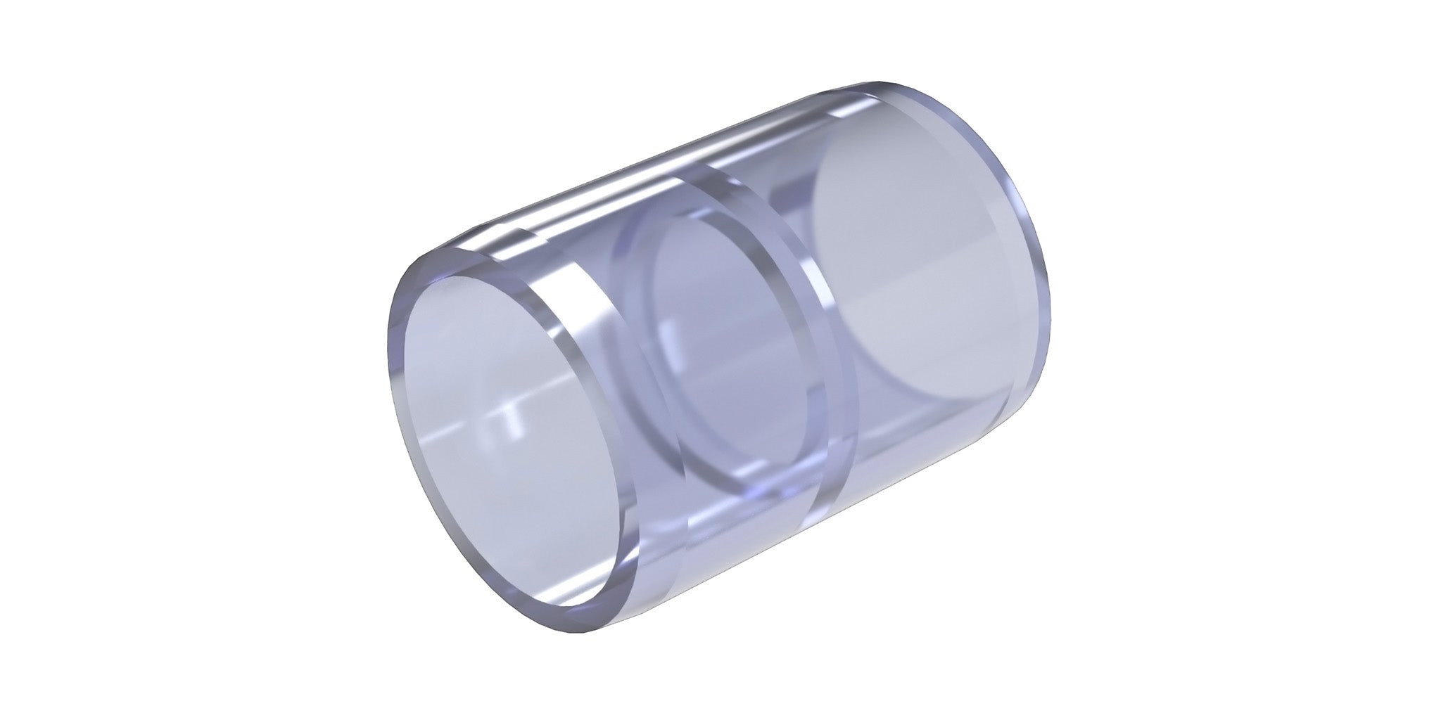 Clear Furniture Grade External PVC Couplings