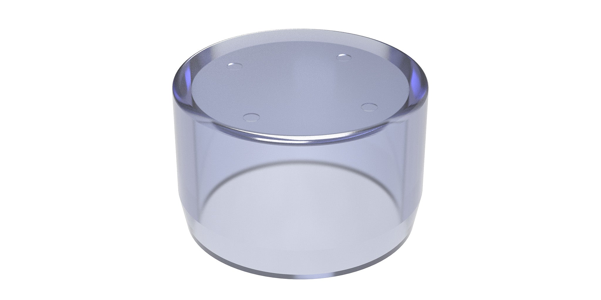 Clear Furniture Grade External PVC Caps