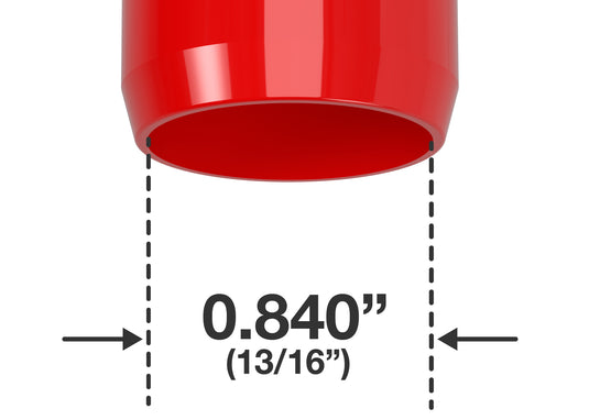 1/2 Inch Size Furniture Grade PVC Fittings