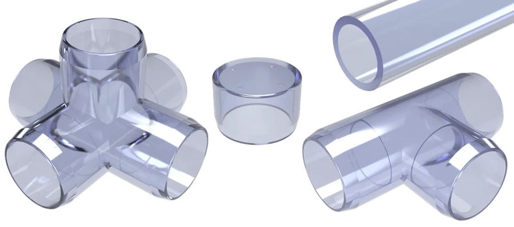 Clear PVC Fittings & Pipe