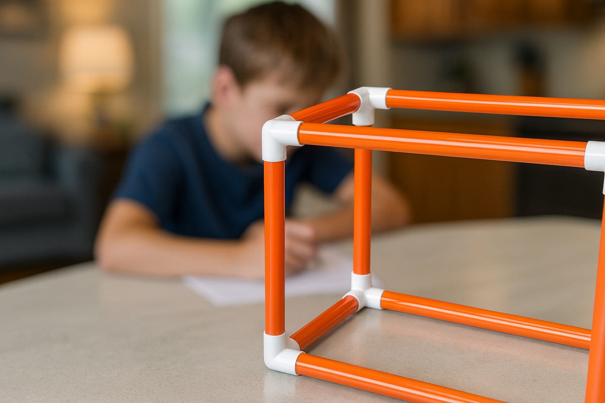 assembled FORMUFIT PVC project with a smooth, bright finish