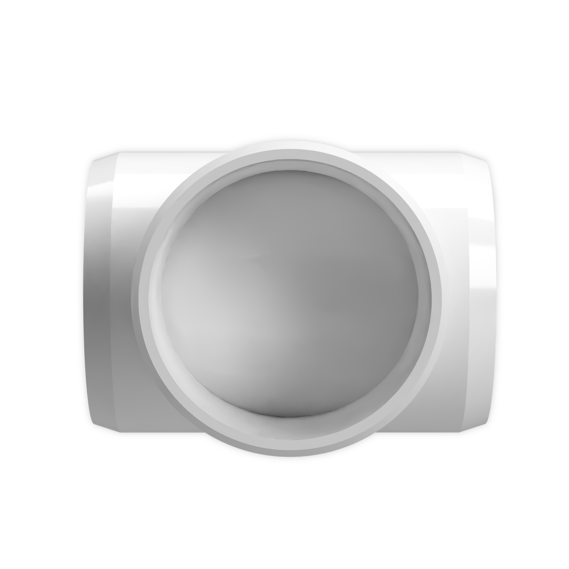 2 in. Slip Sling PVC Tee, Furniture Grade - White Slip Tee - FORMUFIT