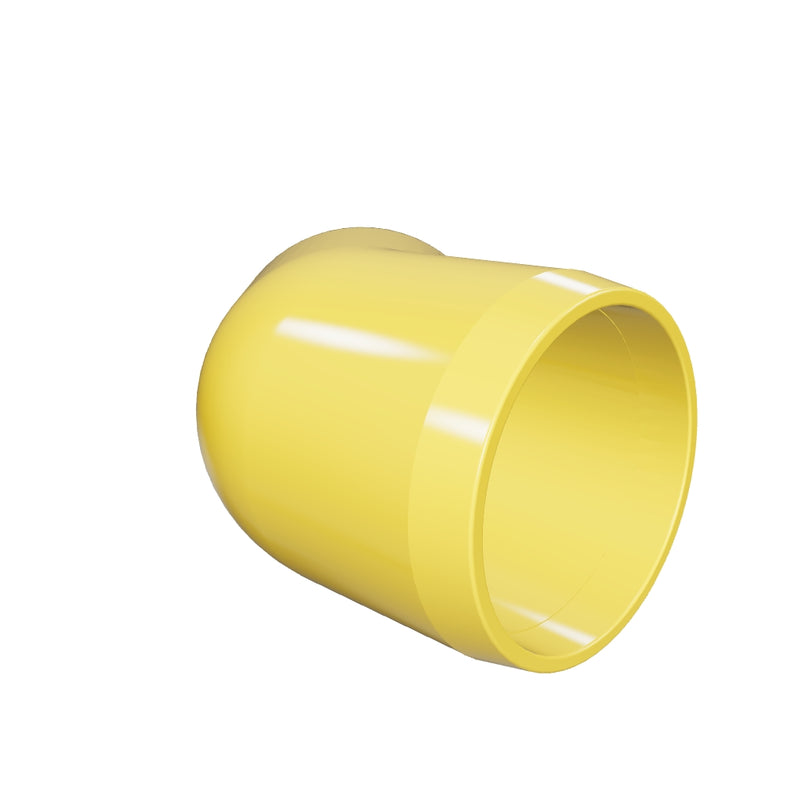 Load 3D model into Gallery viewer, 1 in. 45 Degree PVC Elbow Fitting, Furniture Grade - Yellow
