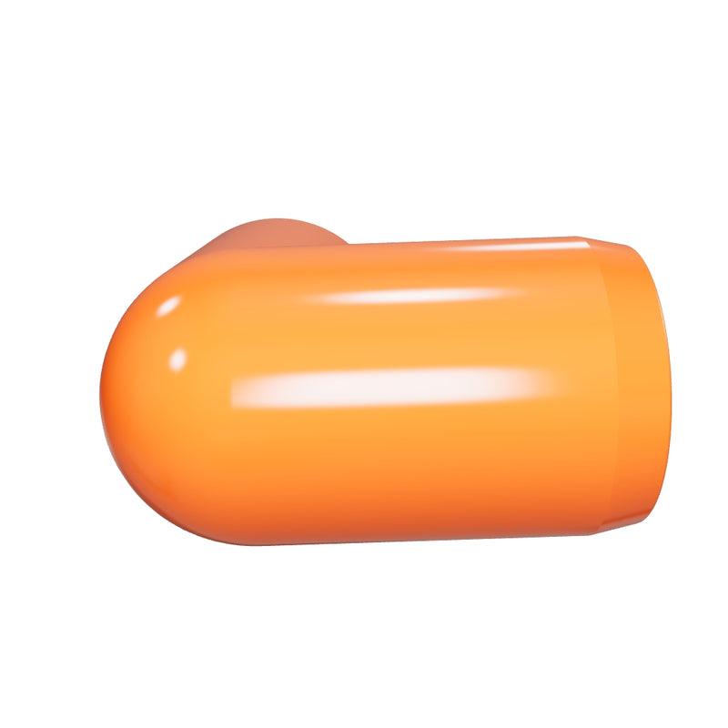 Load 3D model into Gallery viewer, 1 in. 90 Degree PVC Elbow Fitting, Furniture Grade  - Orange
