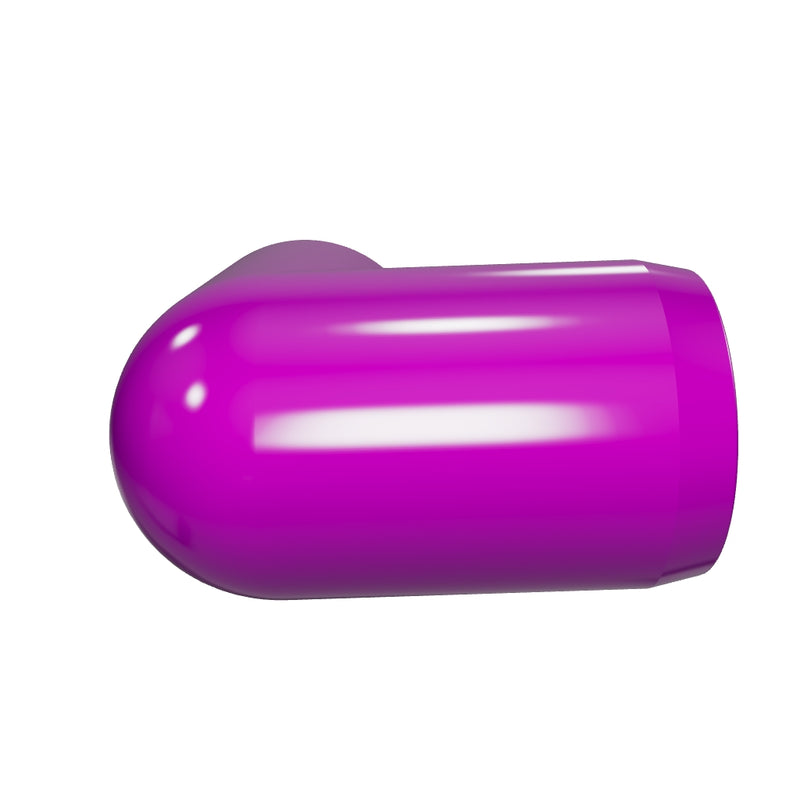 Load 3D model into Gallery viewer, 1 in. 90 Degree PVC Elbow Fitting, Furniture Grade  - Purple
