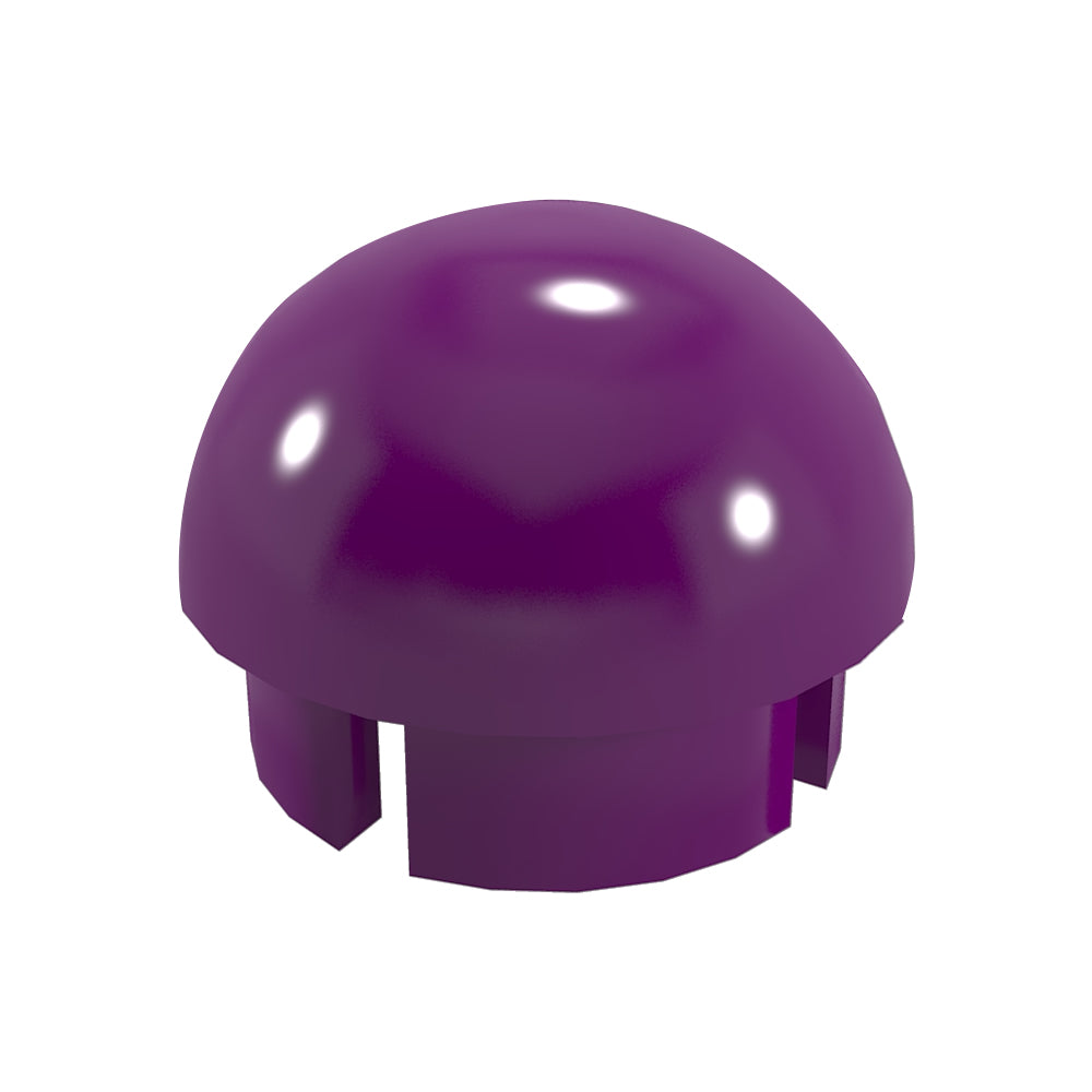 Closeout - PVC Ball Cap S D - 1-1 4" Ball Cap - Purple - FORMUFIT