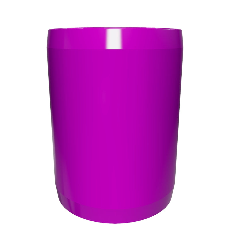 Load 3D model into Gallery viewer, 1 in. External PVC Coupler, Furniture Grade  - Purple
