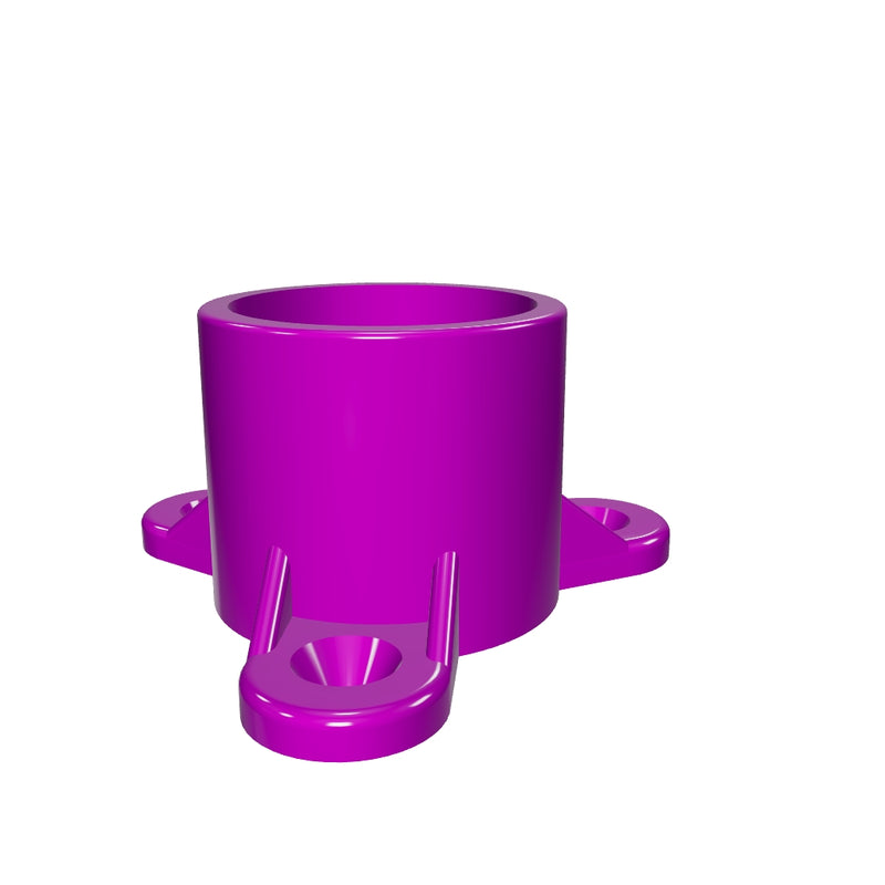 Load 3D model into Gallery viewer, 1 in. PVC Table Cap, Furniture Grade - Purple
