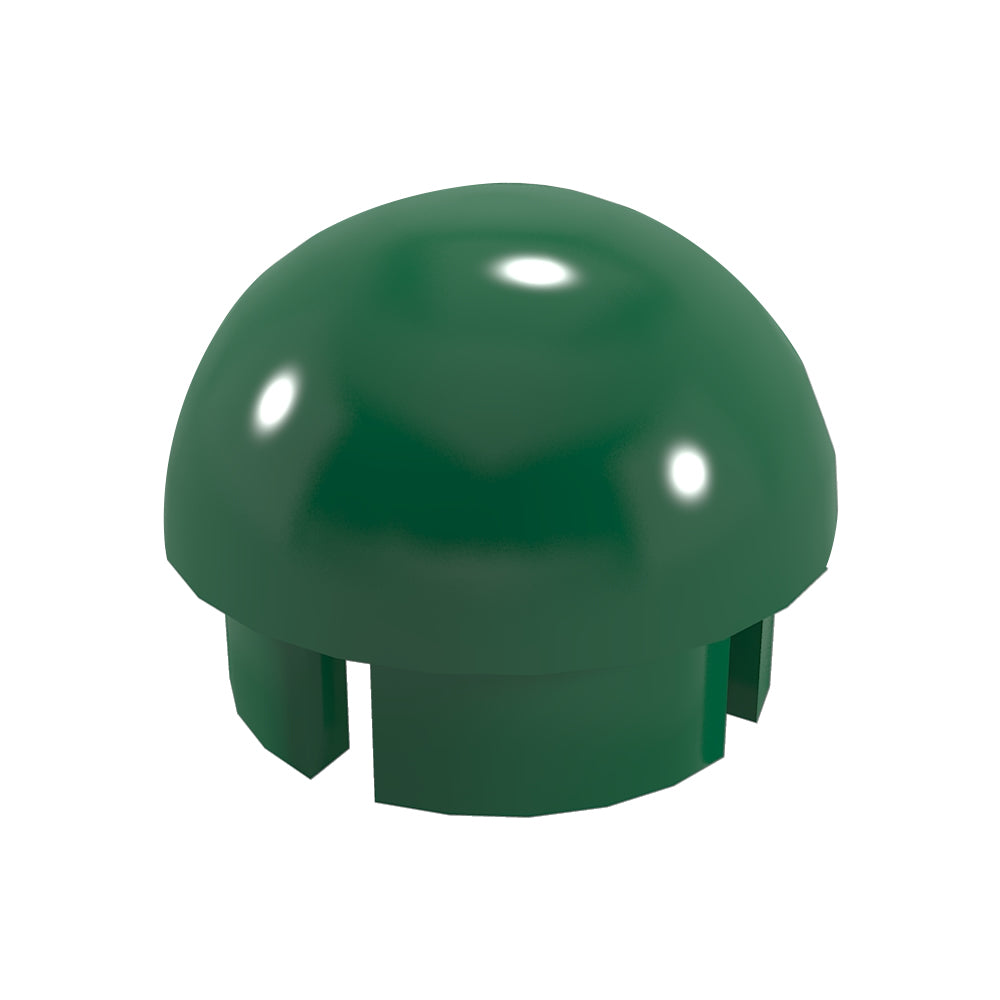 Closeout - PVC Ball Cap S D - 1-1 4" Ball Cap - Green - FORMUFIT
